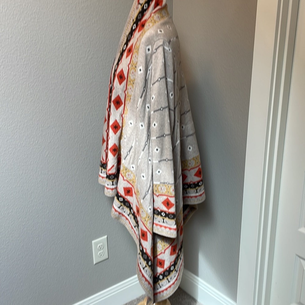 Anthropologie boho western rustic cardigan sweater sparrow medium size - Picture 3 of 8